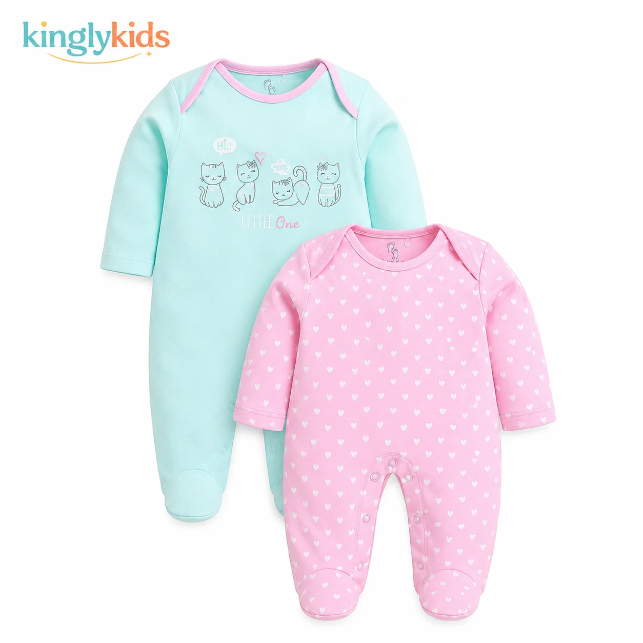 Full-Sleeve Romper Set for Newborn & Infant Babies