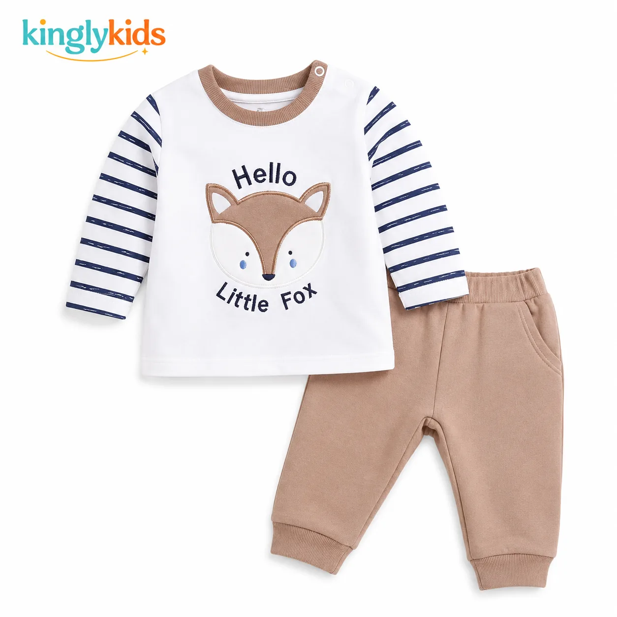 Cotton Full-Sleeve T-Shirt Pack for Baby Boys & Girls