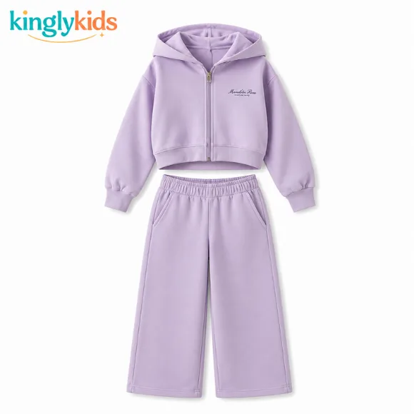 Girls Mauve Tracksuit Set for 11–12 Years
