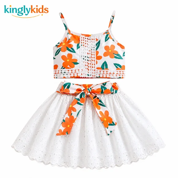 Floral Print Polyester Blouse for Girls