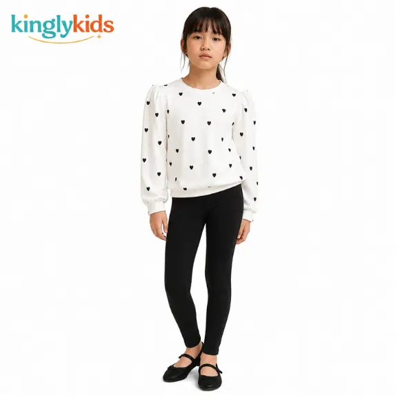 High-Waist Sports Leggings for Active Kids
