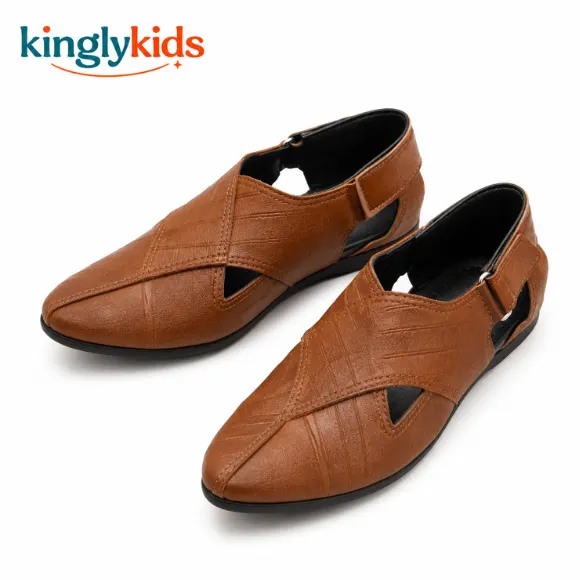 Textured Slip-On Loafers for Boys