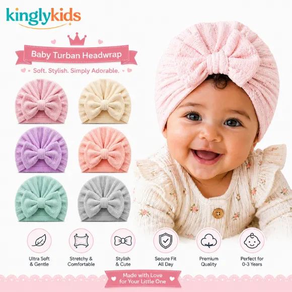 Soft Cotton Beanie Cap for Babies & Toddlers